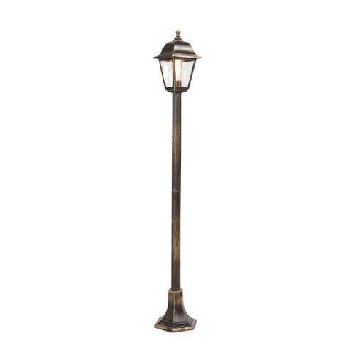 Klasická lampa s lampášom starožitné zlato 122 cm IP44 - Capital