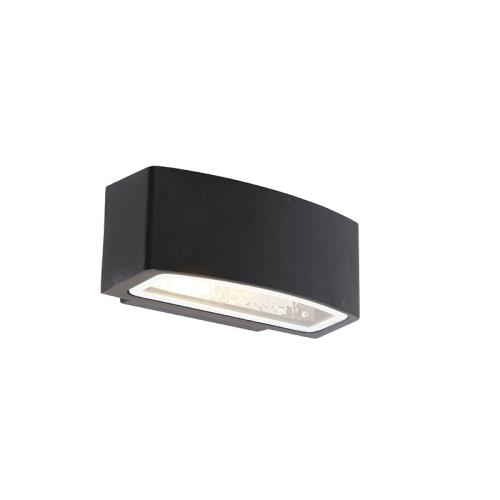 Moderná vonkajšia nástenná lampa čierna IP44 - Latina