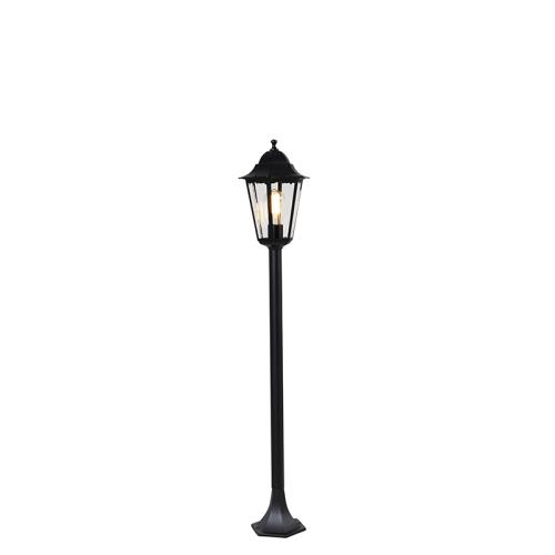 Vonkajšia stojaca lampa čierna 120 cm IP44 - Havana