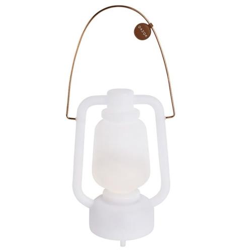 Stolná lampa biela IP44 vrátane Bluetooth reproduktora - Storm Music