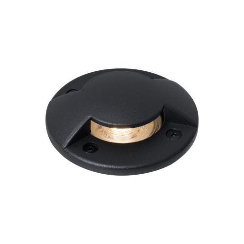 Moderné bodové svietidlo do zeme čierne GU10 50mm s 2-svetelným efektom IP65/IP67 - Cellar