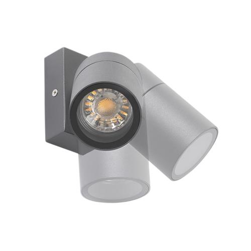 Vonkajšia nástenná lampa antracit IP44 otočná a sklápateľná - Solo