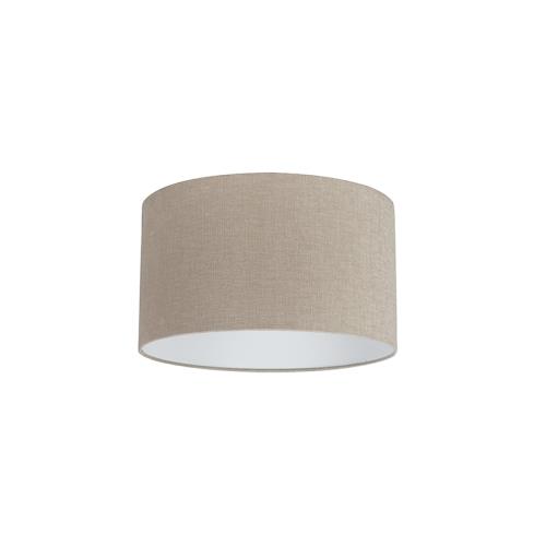 Látkové tienidlo na lampu svetlohnedé okrúhle 35/35/20