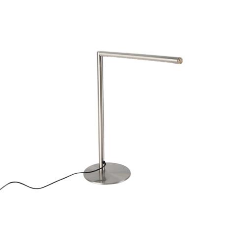 Moderná stolná lampa oceľ s dotykovým stmievačom vrátane LED - Douwe